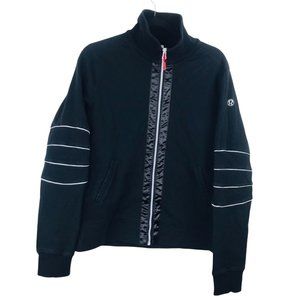 lululemon athletica Black Jacket with White Accents